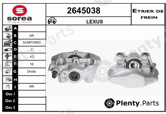 EAI 2645038 — Brake Caliper