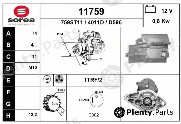 EAI 11759 — Starter