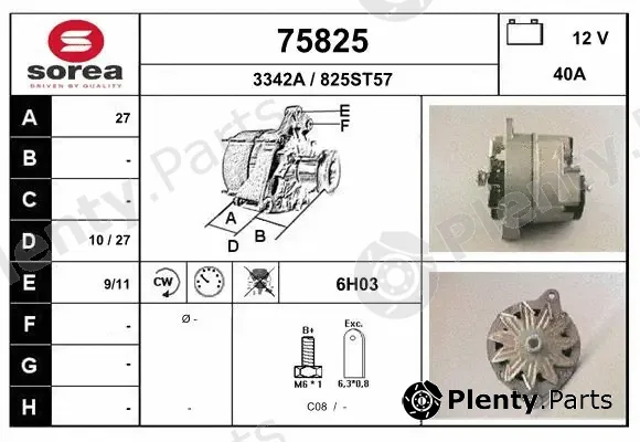 EAI 75825 — Alternator