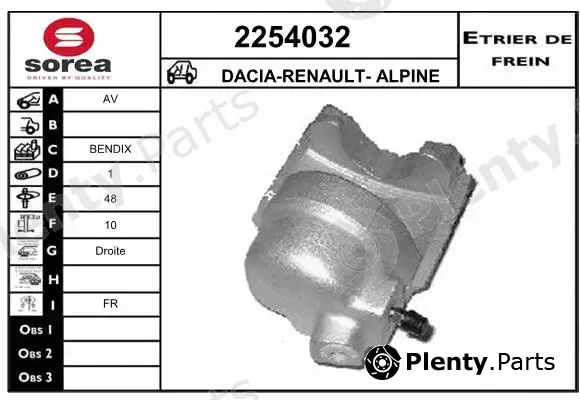 EAI 2254032 — Brake Caliper