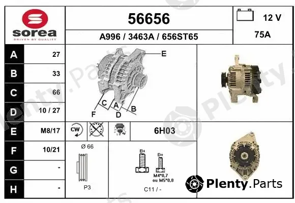 EAI 56656 — Alternator