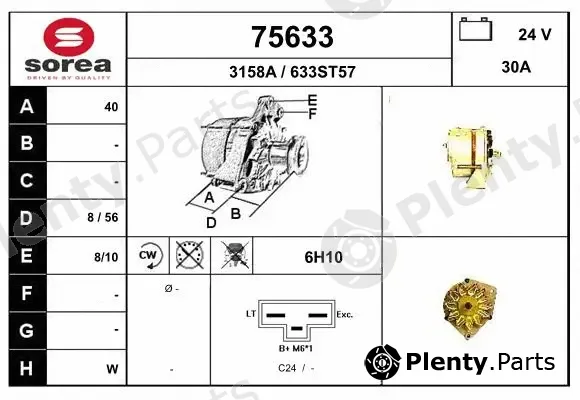 EAI 75633 — Alternator