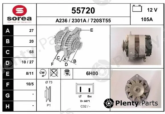 EAI 55720 — Alternator