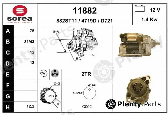 EAI 11882 — Starter