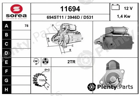 EAI 11694 — Starter