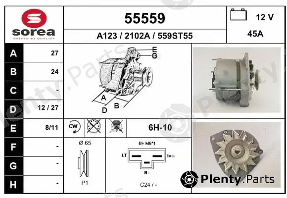 EAI 55559 — Alternator