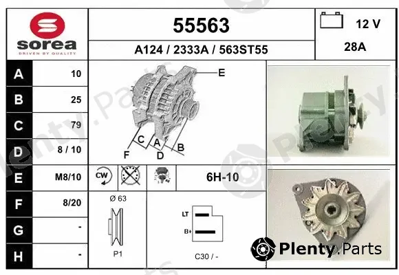 EAI 55563 — Alternator