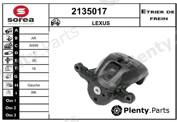 EAI 2135017 — Brake Caliper