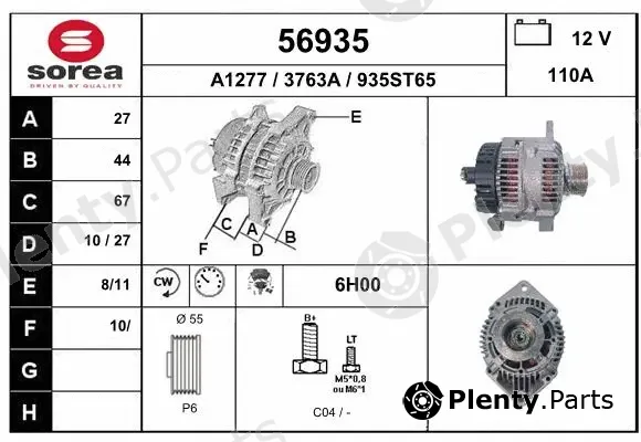 EAI 56935 — Alternator