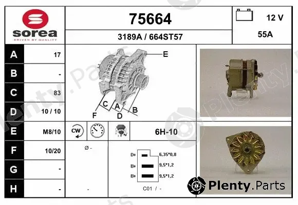 EAI 75664 — Alternator