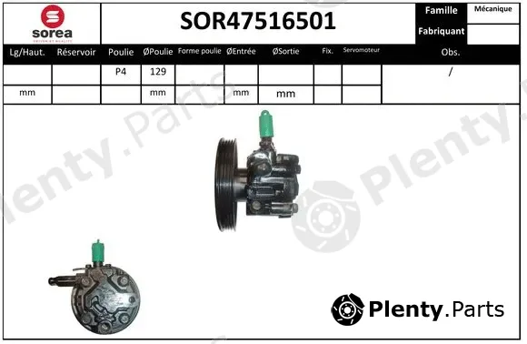 EAI SOR47516501 — Hydraulic Pump, steering