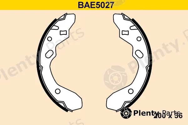 Barum BAE5027 — Brake Shoe Set