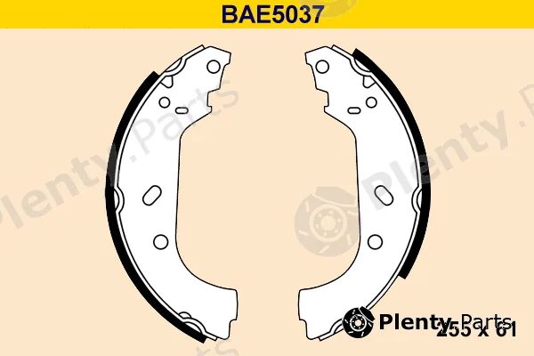 Barum BAE5037 — Brake Shoe Set