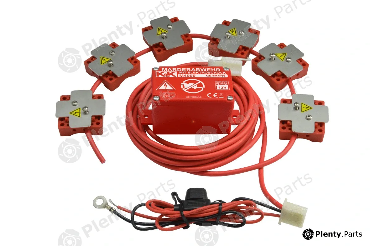KKHandelsgesellsch M4000 — Marten Protection The high voltage marten-repellent device.