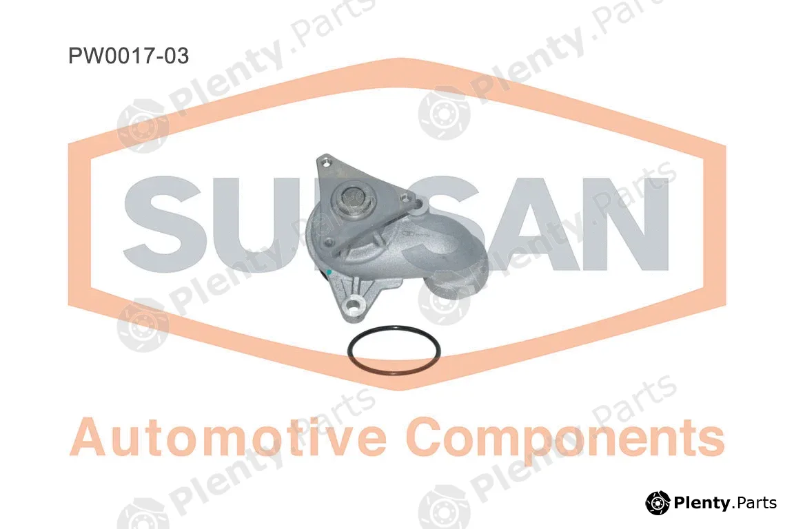 Supsan PW0017-03 — Water Pump, engine cooling