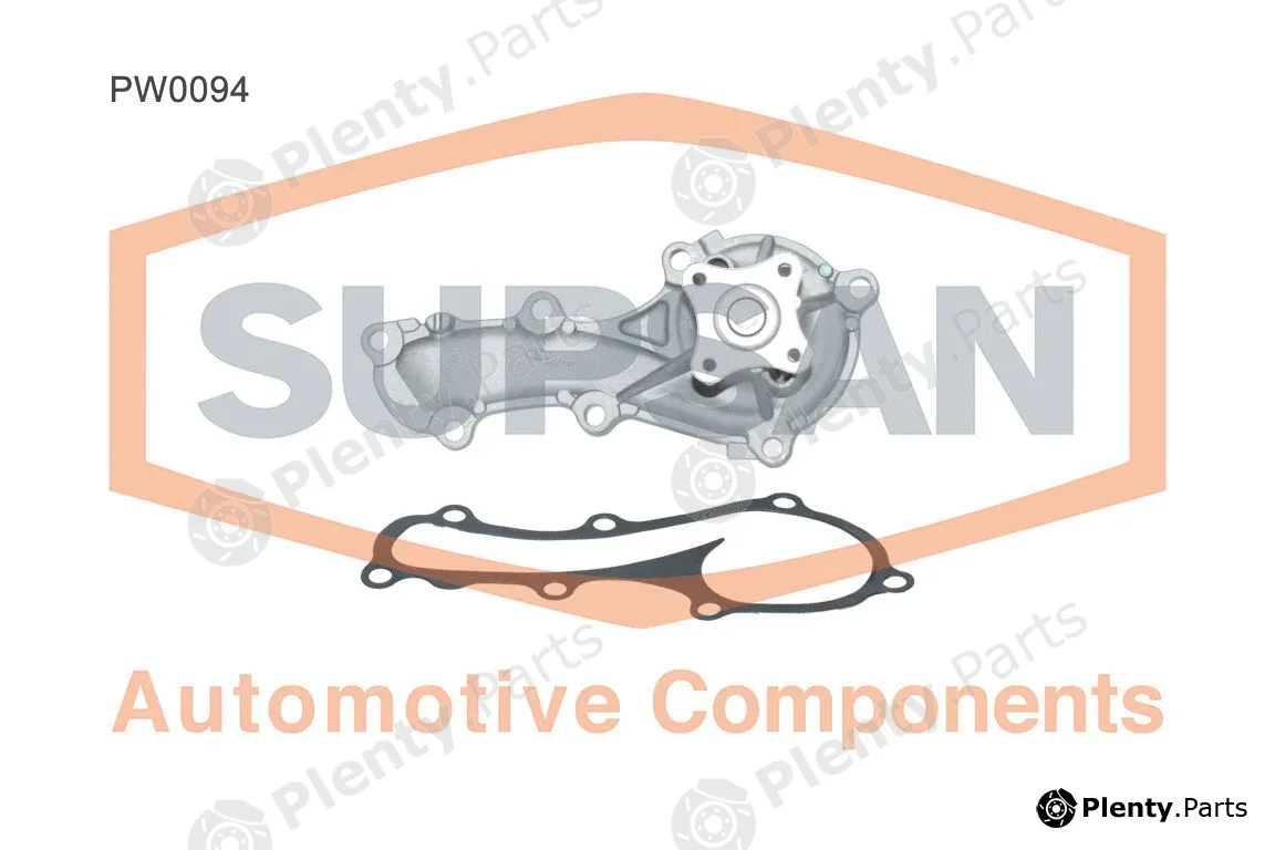 Supsan PW0094 — Water Pump, engine cooling