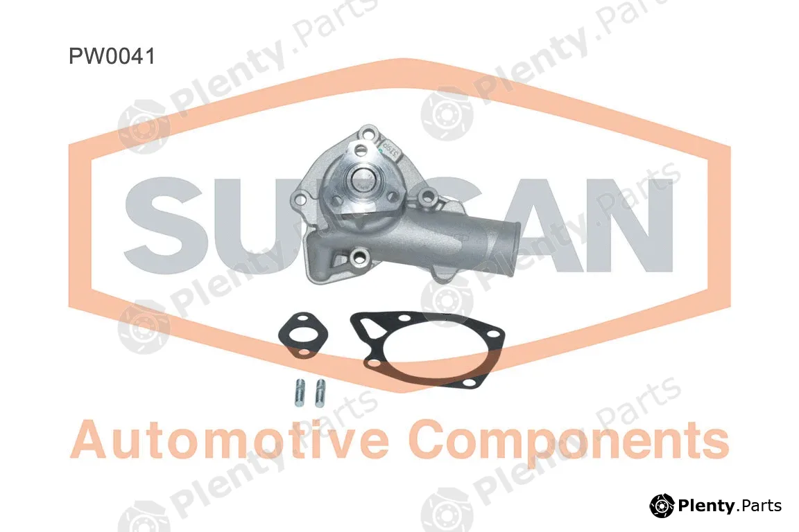 Supsan PW0041 — Water Pump, engine cooling