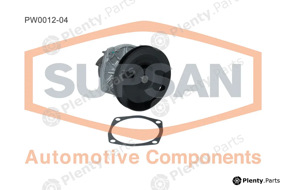 Supsan PW0012-04 — Water Pump, engine cooling