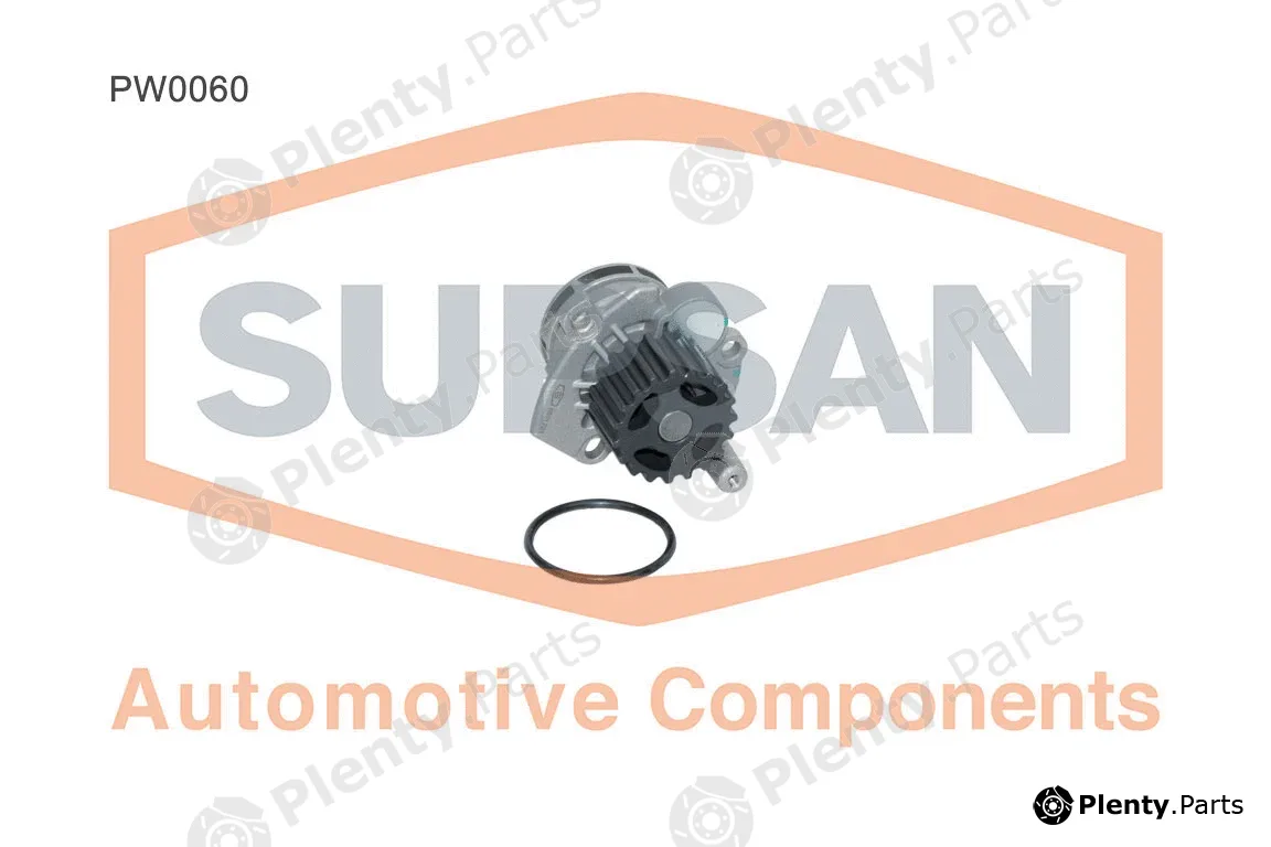Supsan PW0060 — Water Pump, engine cooling