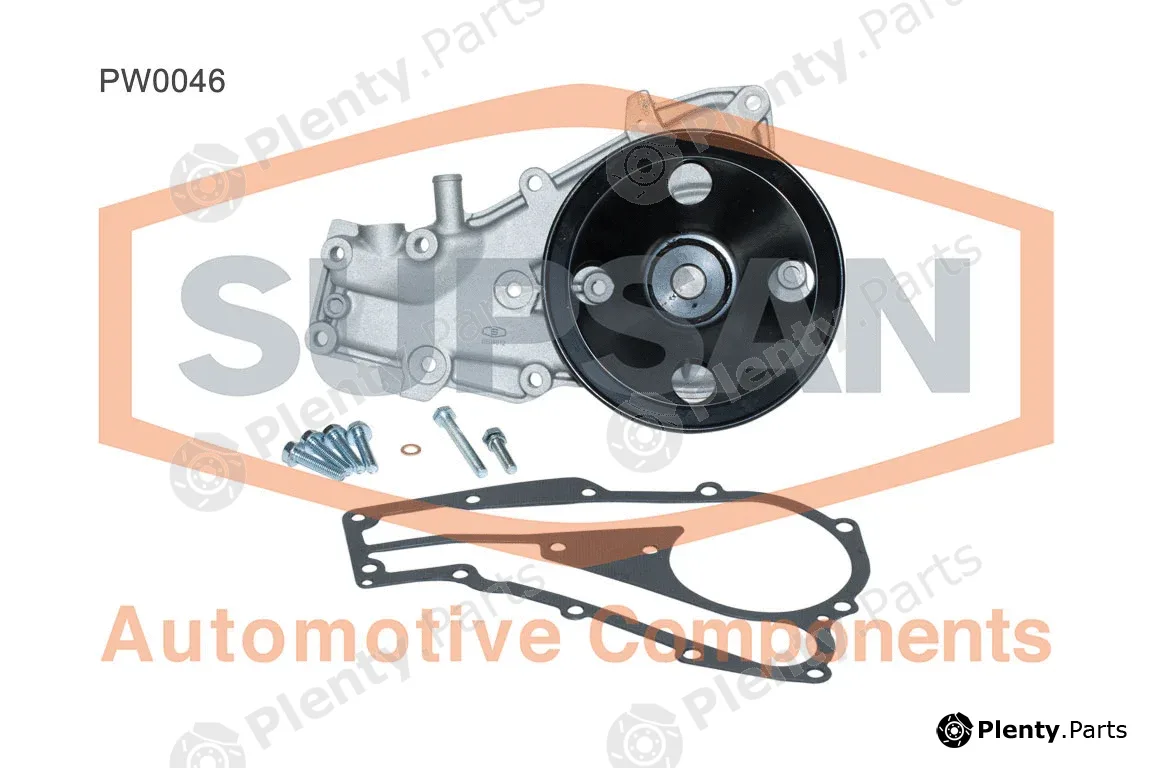 Supsan PW0046 — Water Pump, engine cooling