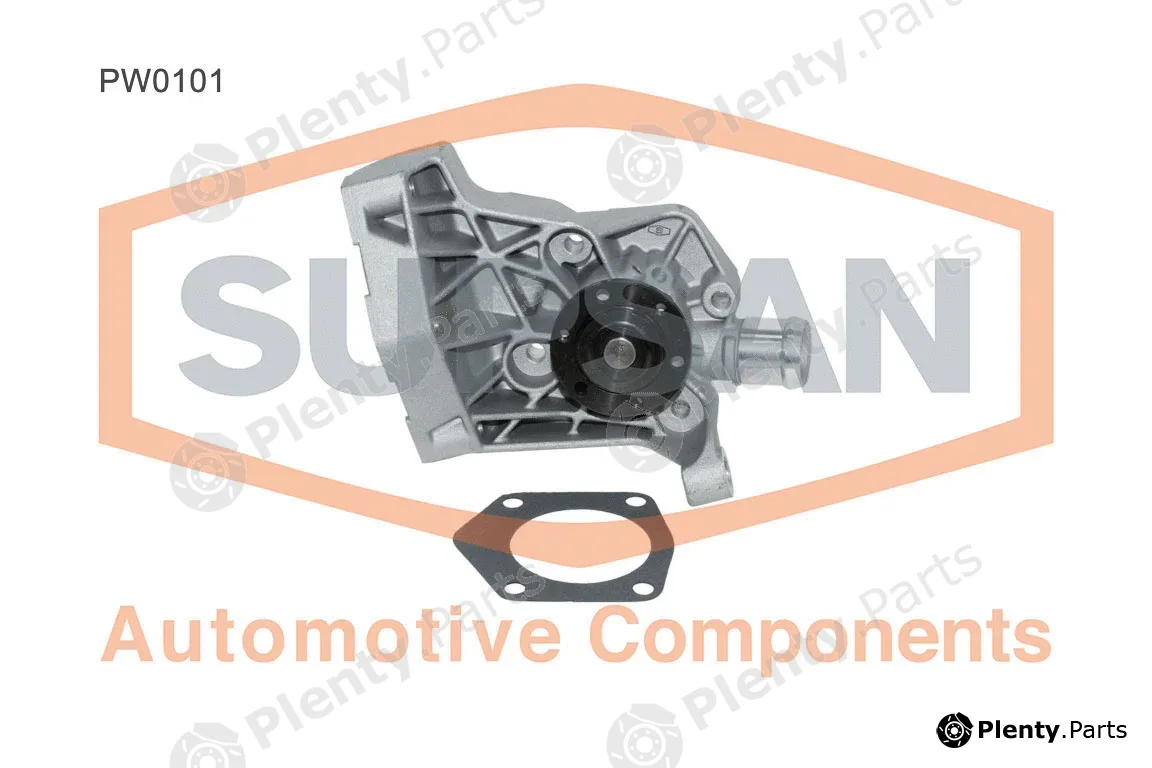 Supsan PW0101 — Water Pump, engine cooling