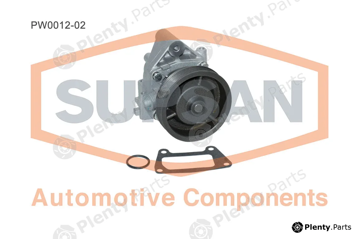 Supsan PW0012-02 — Water Pump, engine cooling