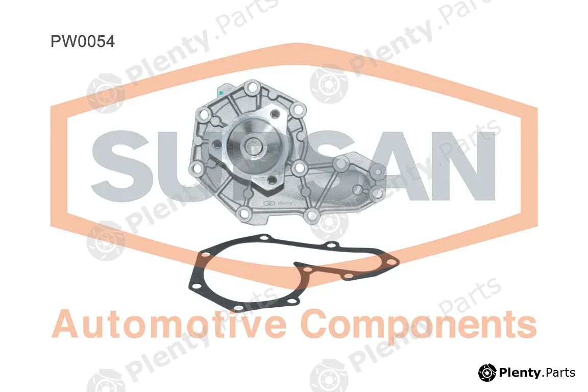 Supsan PW0054 — Water Pump, engine cooling