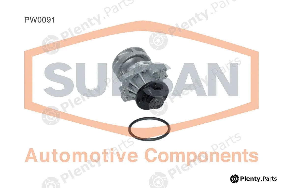 Supsan PW0091 — Water Pump, engine cooling