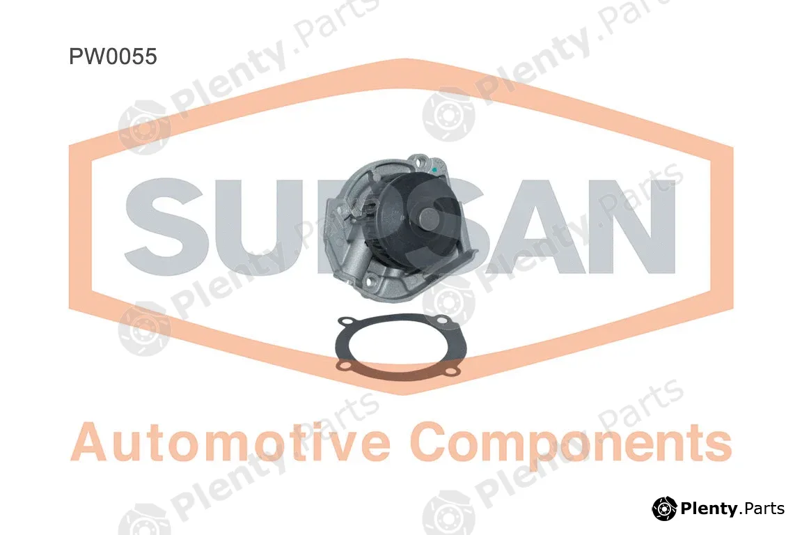 Supsan PW0055 — Water Pump, engine cooling