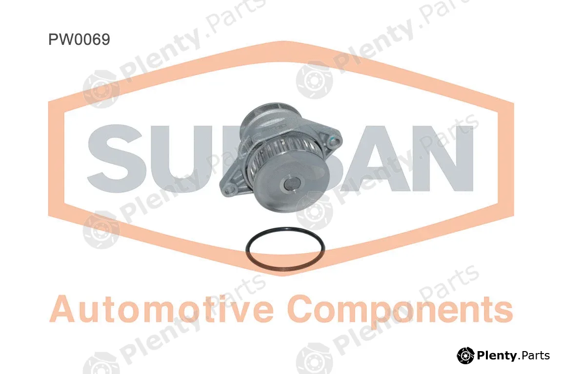 Supsan PW0069 — Water Pump, engine cooling