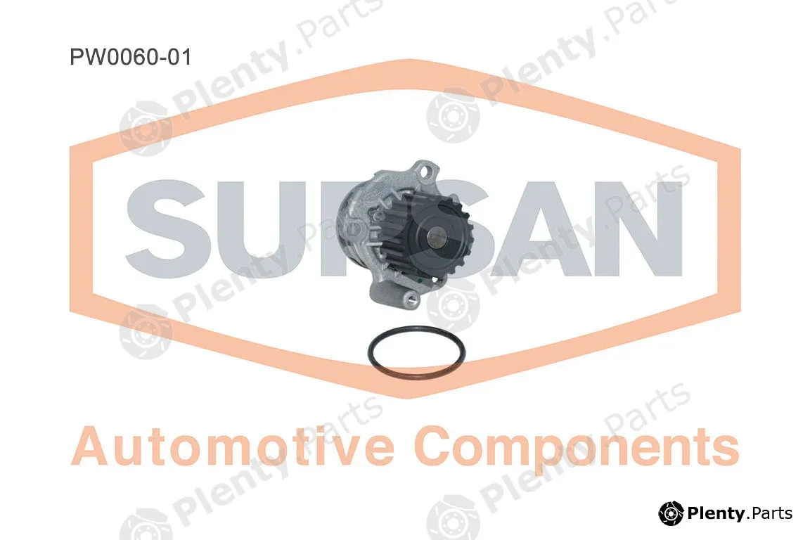 Supsan PW0060-01 — Water Pump, engine cooling