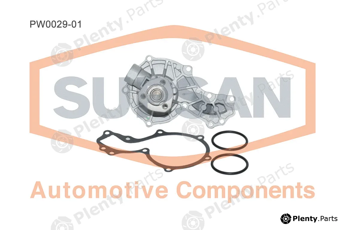 Supsan PW0029-01 — Water Pump, engine cooling