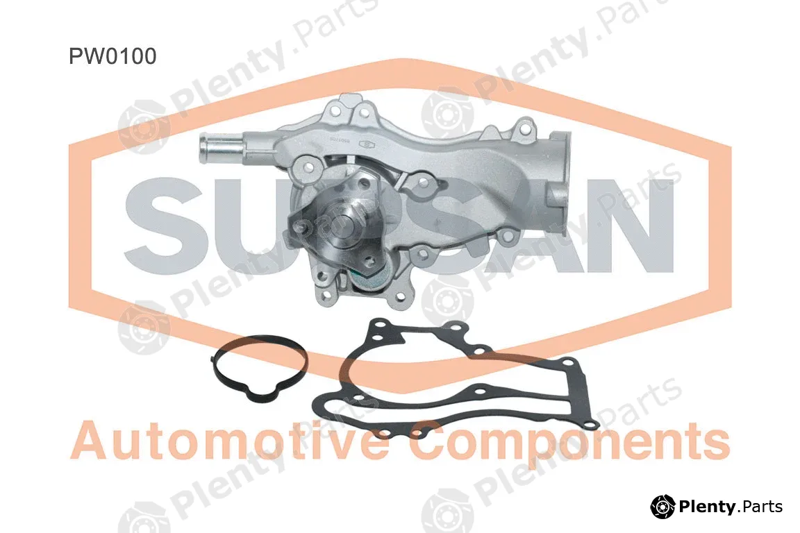 Supsan PW0100 — Water Pump, engine cooling