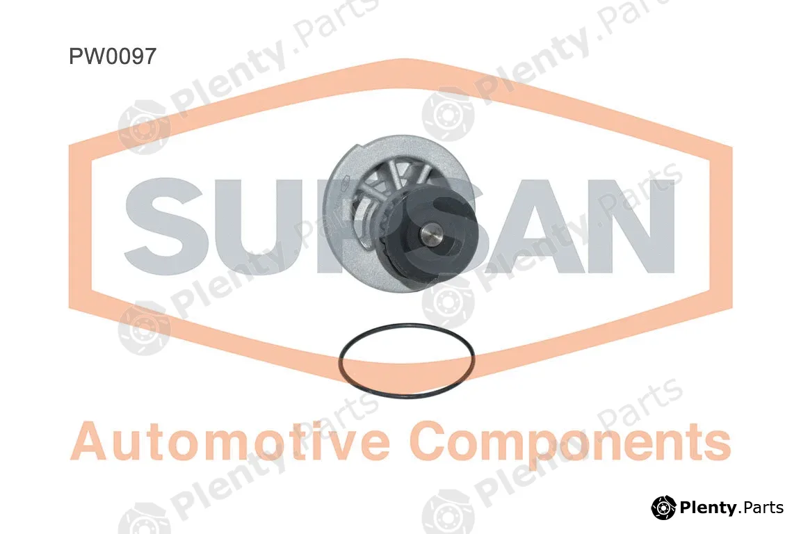 Supsan PW0097 — Water Pump, engine cooling