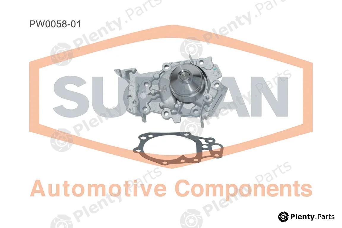 Supsan PW0058-01 — Water Pump, engine cooling