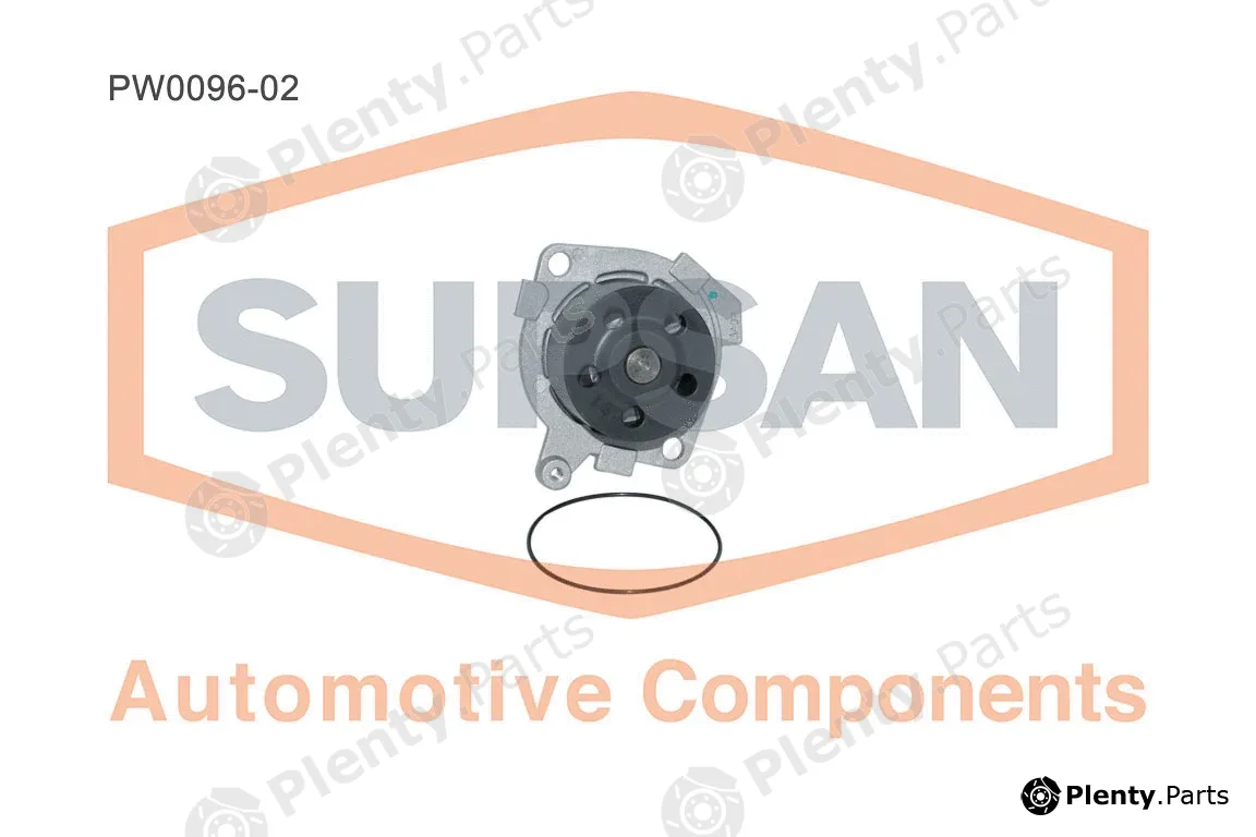 Supsan PW0096-02 — Water Pump, engine cooling