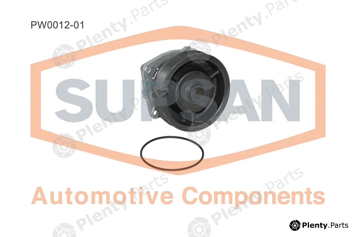 Supsan PW0012-01 — Water Pump, engine cooling