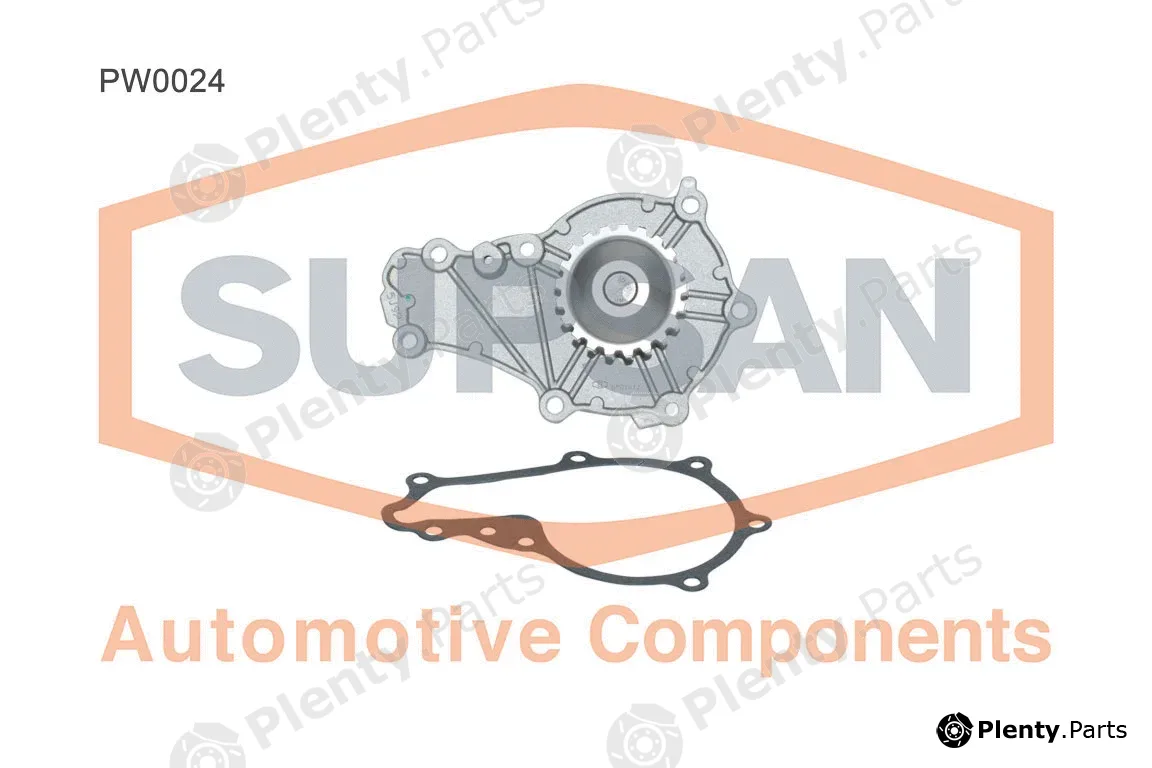 Supsan PW0024 — Water Pump, engine cooling