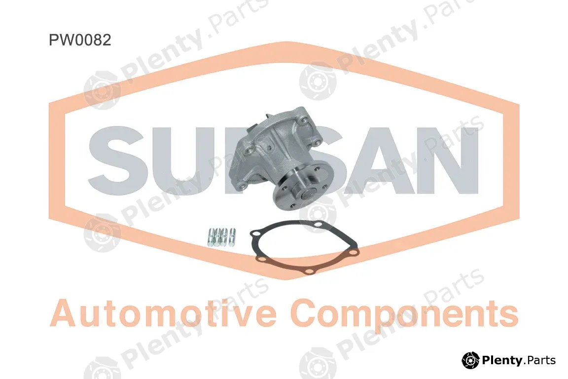 Supsan PW0082 — Water Pump, engine cooling