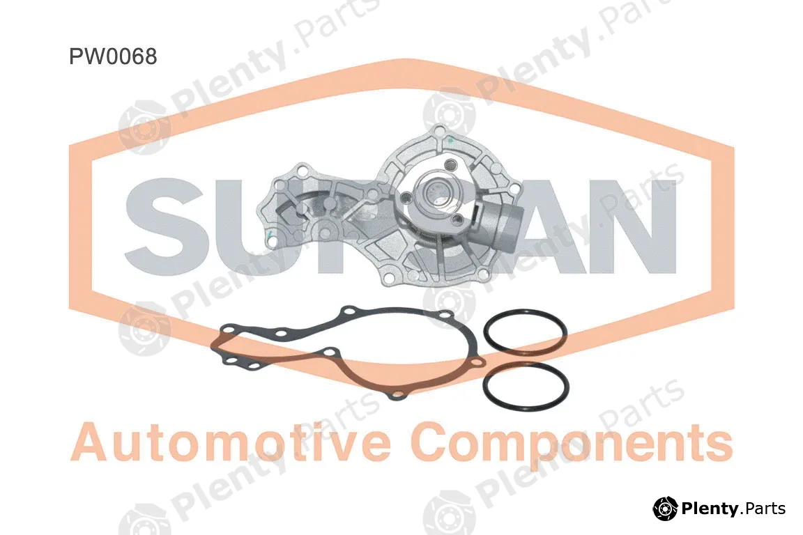 Supsan PW0068 — Water Pump, engine cooling