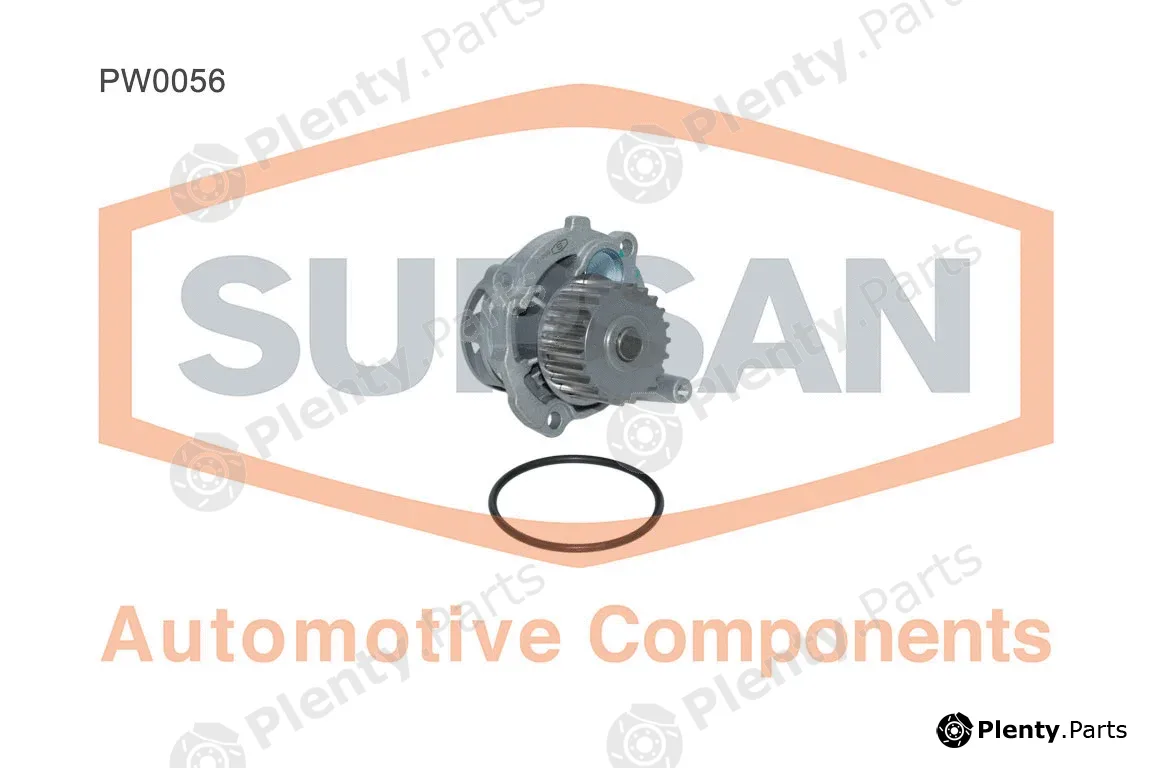 Supsan PW0056 — Water Pump, engine cooling