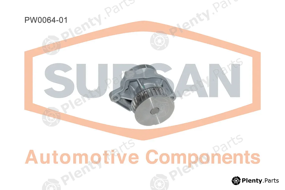 Supsan PW0064-01 — Water Pump, engine cooling