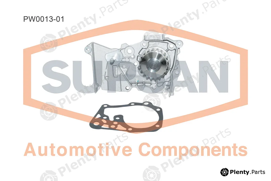 Supsan PW0013-01 — Water Pump, engine cooling