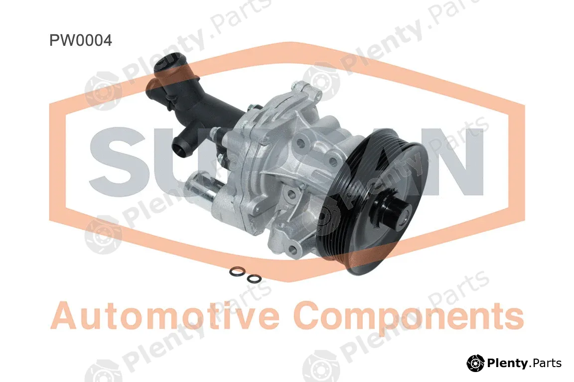 Supsan PW0004 — Water Pump, engine cooling