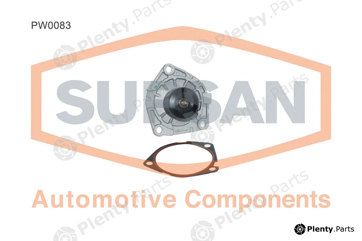 Supsan PW0083 — Water Pump, engine cooling