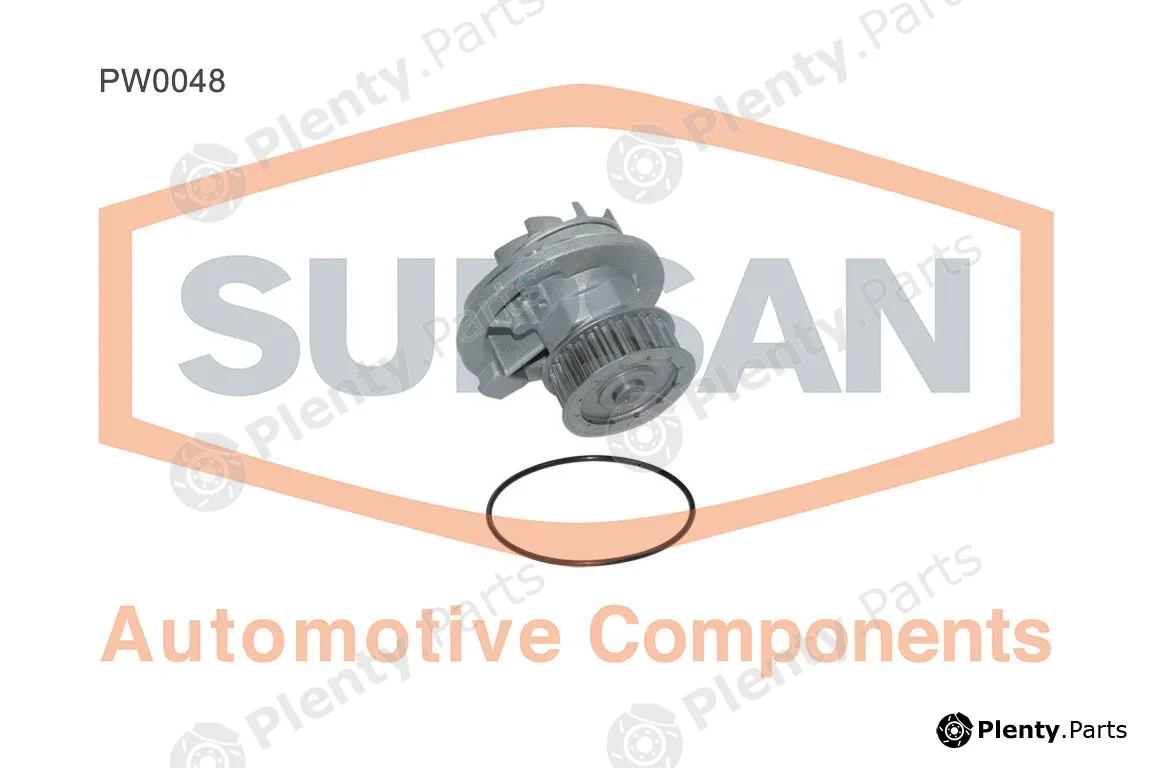 Supsan PW0048 — Water Pump, engine cooling
