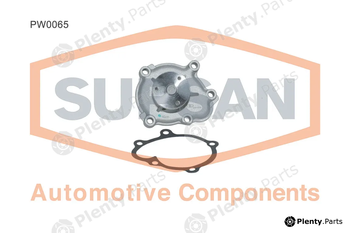 Supsan PW0065 — Water Pump, engine cooling