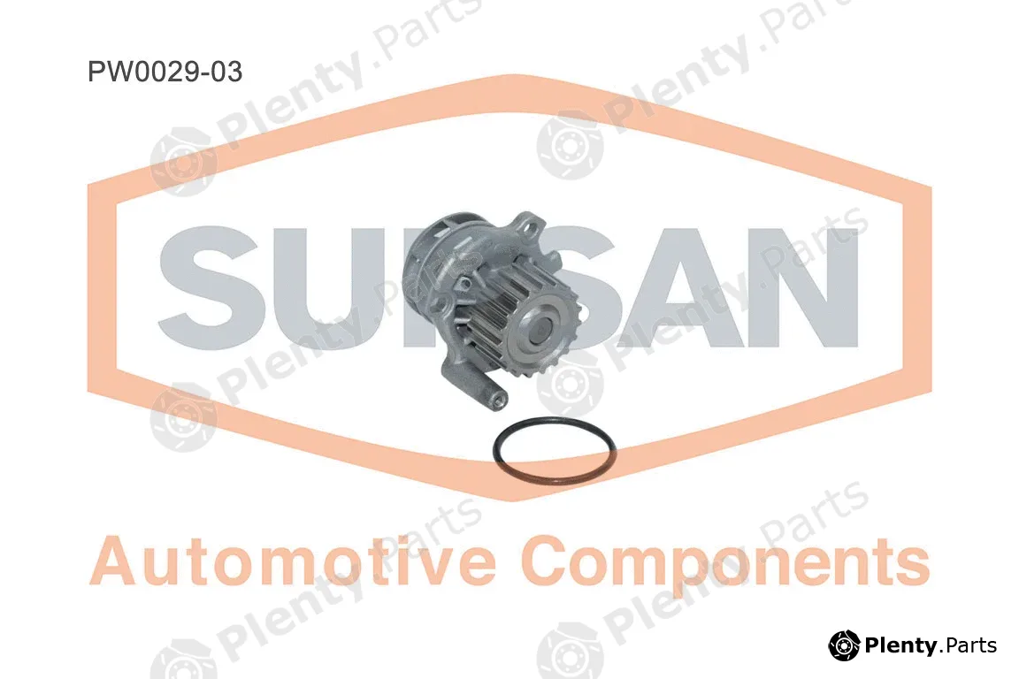 Supsan PW0029-03 — Water Pump, engine cooling