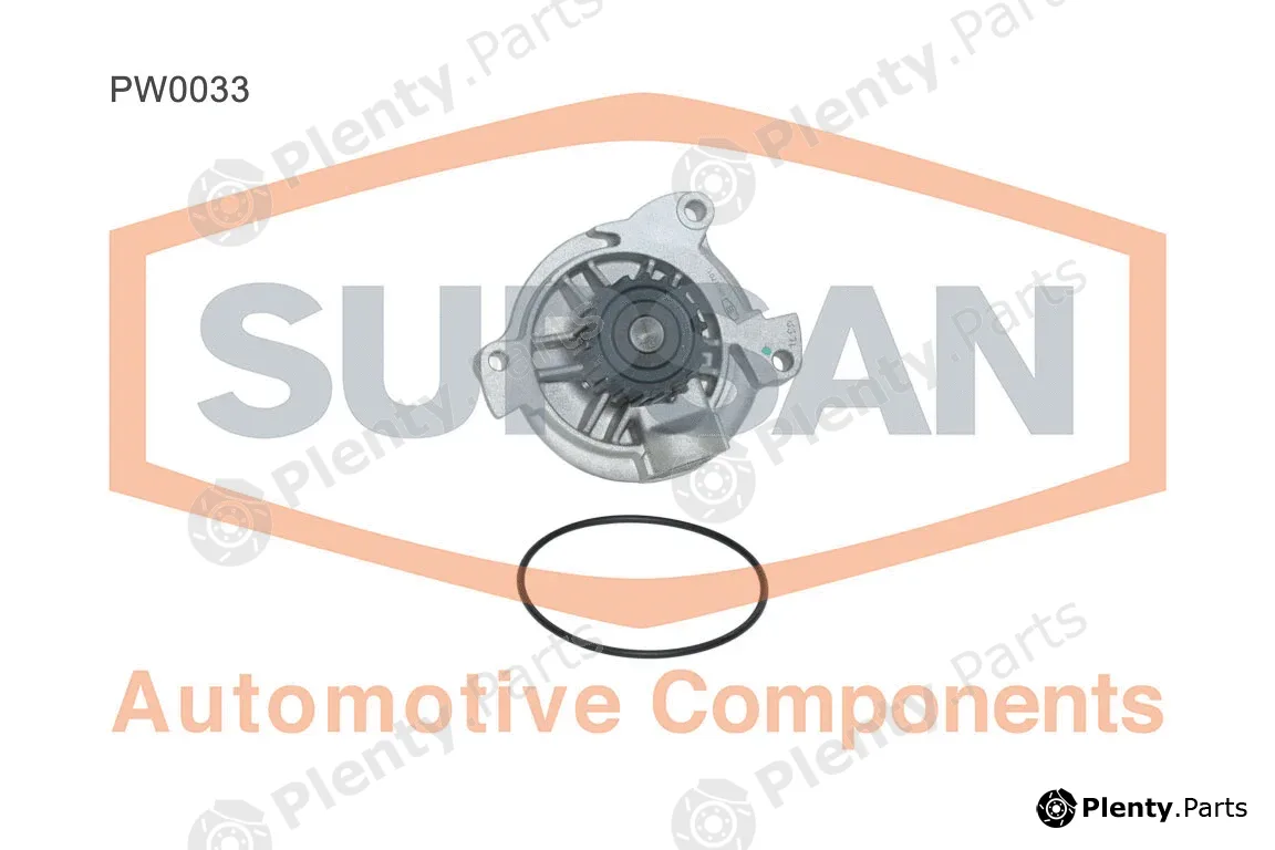 Supsan PW0033 — Water Pump, engine cooling
