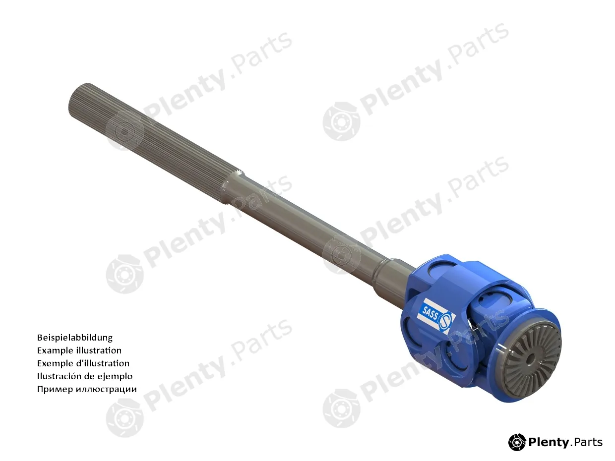 Sass S.000.075 — Drive Shaft double cardanshaft